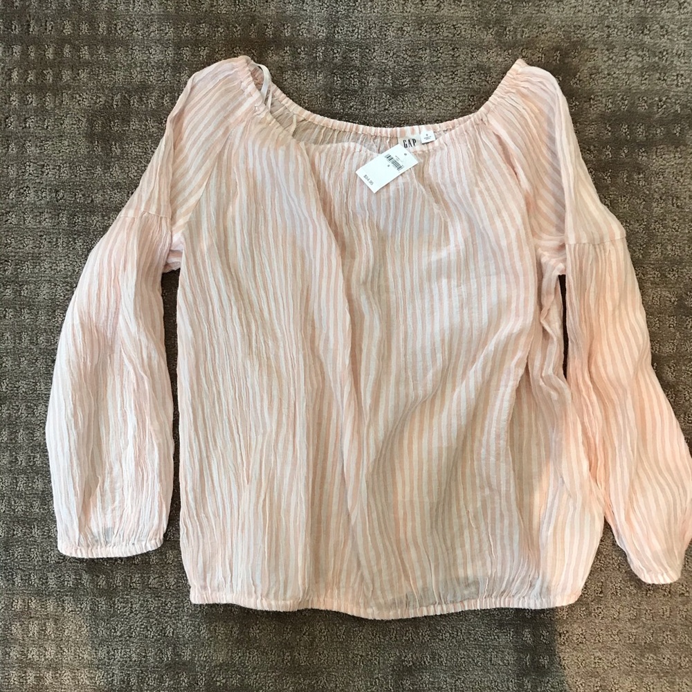 GAP gauze bubble shirt